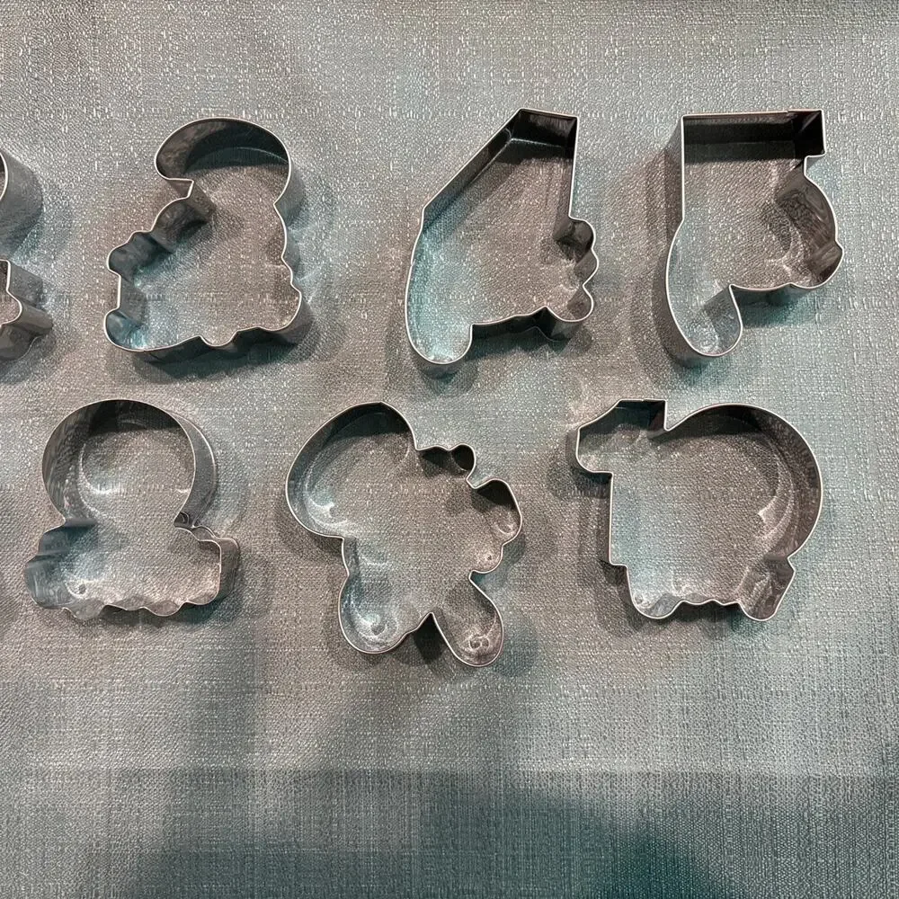 Vintage Number Cookie Cutter Set 1-10 Birthday Anniversary Cake Decorating